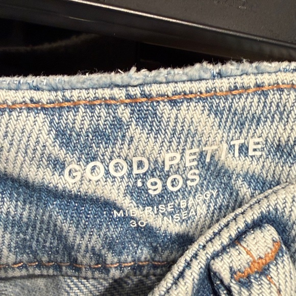 Good 90’s vintage inspired sz 16P Petite distressed relax fit straight jeans$159 - Picture 6 of 14